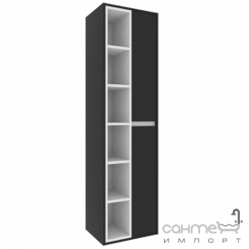 Подвесной пенал Mirater Айрис черный, правосторонний