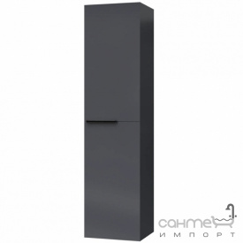 Подвесной пенал с корзиной для белья Mirater Fest 40 антрацит, левосторонний