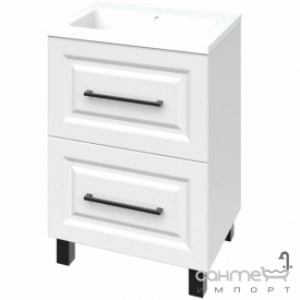 Напольная тумба с раковиной Mirater Денвер Родео 60 белая