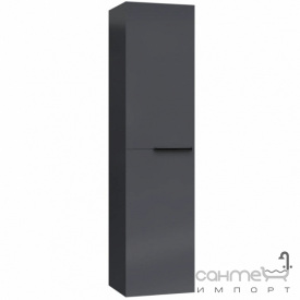 Подвесной пенал с корзиной для белья Mirater Fest 40 антрацит, правосторонний