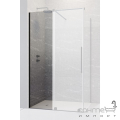Неподвижная часть двери душевой кабины Radaway Furo Black KDJ 10110430-01-01 черная/прозрачное стекло Цумань