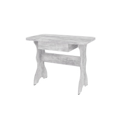 Стіл з шухлядкою кухонний BrunchBench (бетон, 100x60x75 см см) IMI Гуляйполе