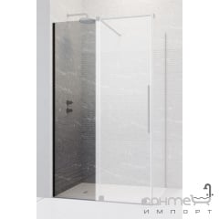 Неподвижная часть двери душевой кабины Radaway Furo Black KDJ 10110430-01-01 черная/прозрачное стекло Полтава
