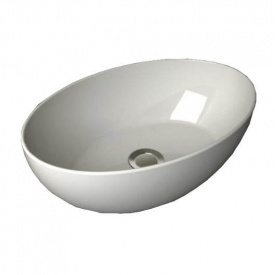 Раковина накладна на стільницю Devit Ovale 45х30 см білий (1513136)