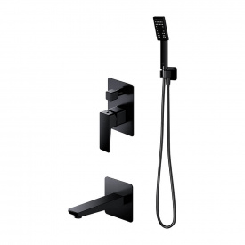 Душова система прихованого монтажу Omnires Parma, чорний матовий (SYSPMW01BL)