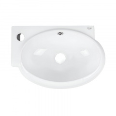 Раковина Qtap Leo 430x290x140 белая (QT11115011LWN) Васильків