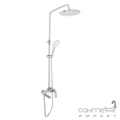 Душевая стойка с изливом Qtap Vlasta New QTVLA111CRM45650 хром Обухів