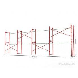 Ліси будівельні рамні 4х12 (48м2)