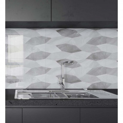 Плитка Golden Tile Lazurro Leaves серый 3L2251 9х600х300 мм Ірпінь