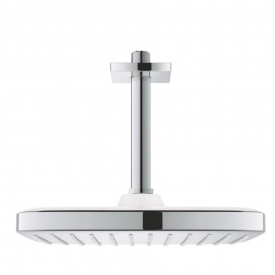 Верхній душ з стельовим душовим кронштейном Grohe Tempesta 250 мм Cube хром (26688000)