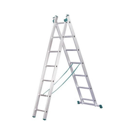 Лестница универсальная из двух частей ITOSS 7507 от 2x7 до 2х14 ступеней.
