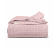 Покрывало 160х230 Sakura Waffle Weave Cosas розовый