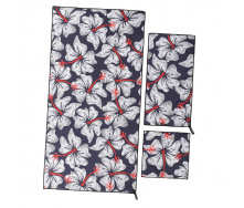 Комплект полотенец спортивных Flower Beach Towel T-PBT FDSO 3 шт Фиолетово-белый 33508379