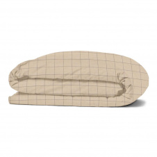 Полутораспальное пододеяльник Cosas BEIGE GEOMETRY Ранфорс 160х220 см Бежевый