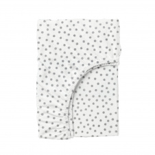Простыня на резинке 120х200 см GREY DOTS Cosas графит