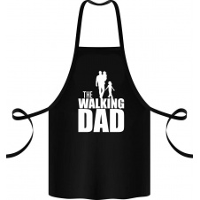 Фартук с принтом Арбуз The walking dad 68 см Черный