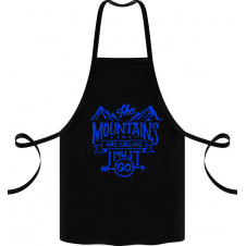 Фартук с принтом Арбуз Mountains 68 см Черный