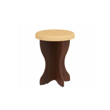 Табурет SnackSofa (кава + горіх, 35х35х45 см)