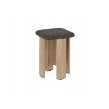 Табурет PlatePlace (савана кава + сонома, 35х35х45 см)