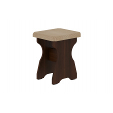 Табурет CuisineCorner (браун торонто + горіх, 35х33х45 см)