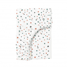 Простыня на резинке 80х160 см COLOR DOTS Cosas