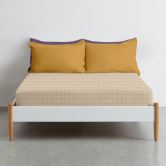 Простыня на резинке 80х160 см BEIGE GEOMETRY Cosas Бежевый Жмеринка