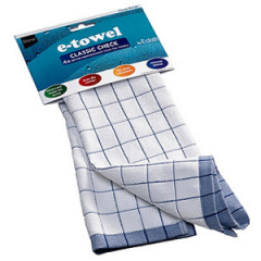 Полотенце E-cloth Classic Check Blue 201675 Одеса