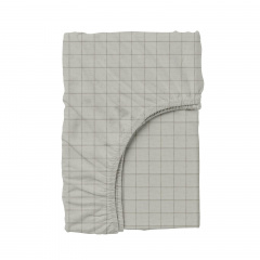 Набор простыни на резинке Cosas ROSE / GREY GEOMETRY Ранфорс 160х200х20 см 2 шт Графит/Розовый Братське