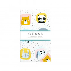 Подростковое постельное белье COLOR ANIMALS Cosas Белый 155х215 см Володарськ-Волинський