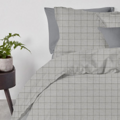 Евро постельное белье Grey Geometry CS1 Cosas серый 200х220 см Жмеринка
