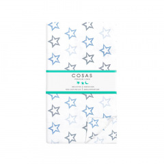 Детское постельное белье в кроватку CLEAR Stars Cosas Голубой 110х140 см Запоріжжя