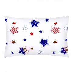 Семейная постель с простыней на резинке Star America Dark Blue Cosas Синий 2х160х220 см Коломыя