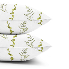 Полуторное постельное белье GREEN FOLIAGE Cosas Зеленый 160х220 см Доманёвка