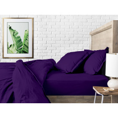 Двуспальный пододеяльник Cosas DARK PLUM Ранфорс 180х220 см Фиолетовый Ворожба