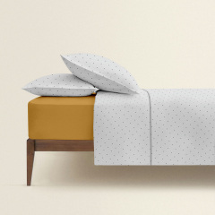 Евро постельное белье Mini Dots CS5 Cosas серый 200х220 см Борисполь