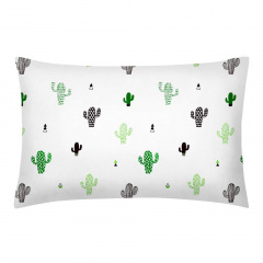 Евро постельное белье Cactus Cosas Зеленый 200х220 см Каменка-Днепровская