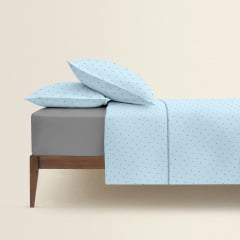 Подростковый пододеяльник 160х220 см MINI DOTS CS3 Cosas голубой Бердичев