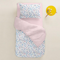 Набор простыни на резинке Cosas ROSE DOTS / GREY STARS Ранфорс 90х200х20 см 2 шт. Балаклея