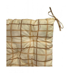 Подушка для стула Прованс Super 40х40 см Бежевый/коричневый (1166) Єланець