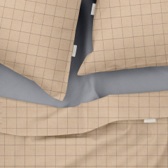 Евро наволочка Cosas BEIGE GEOMETRY Ранфорс 50х70 см Бежевый Ясногородка