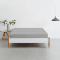 Простынь на резинке Cosas GREY DOTS Ранфорс 180х200х20 см Серый Лубни