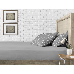 Набор наволочки и простыни 3 шт STARFALL WHITE GREY GREY Cosas серый Южноукраїнськ