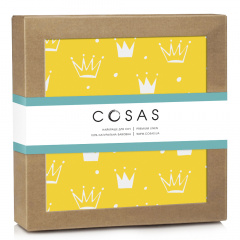 Непромокаемый наматрасник 70х120 см YELLOW CROWN Cosas желтый Миргород