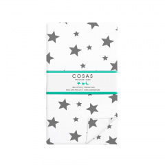 Двуспальное постельное белье Big Stars Cosas серый 180х220 см Долина