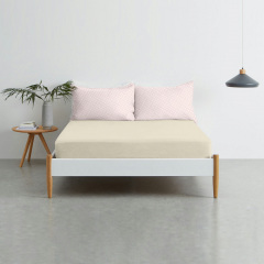 Набор наволочки и простыни 3 шт BEIGE DOTS ROSE Cosas розовый Боярка