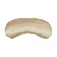 Шелковая подушка для глаз Bodhi с лавандой бежевый 24*11 см Весёлое