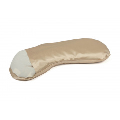 Шелковая подушка для глаз Bodhi с лавандой бежевый 24*11 см Весёлое