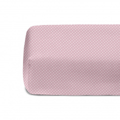 Простынь на резинке 80х160 см ROSE DOTS Cosas розовый Вишневое