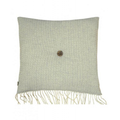 Декоративная подушка с пуговкой Прованс ANDGERS 45х45 см Серый (2679) Полтава