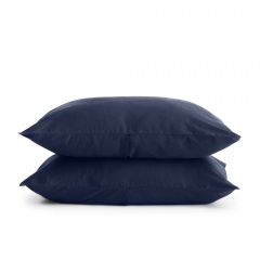 Набор наволочки и простыни Cosas DARK BLUE SATIN CS1 Сатин 220х240 см Синий Вараш